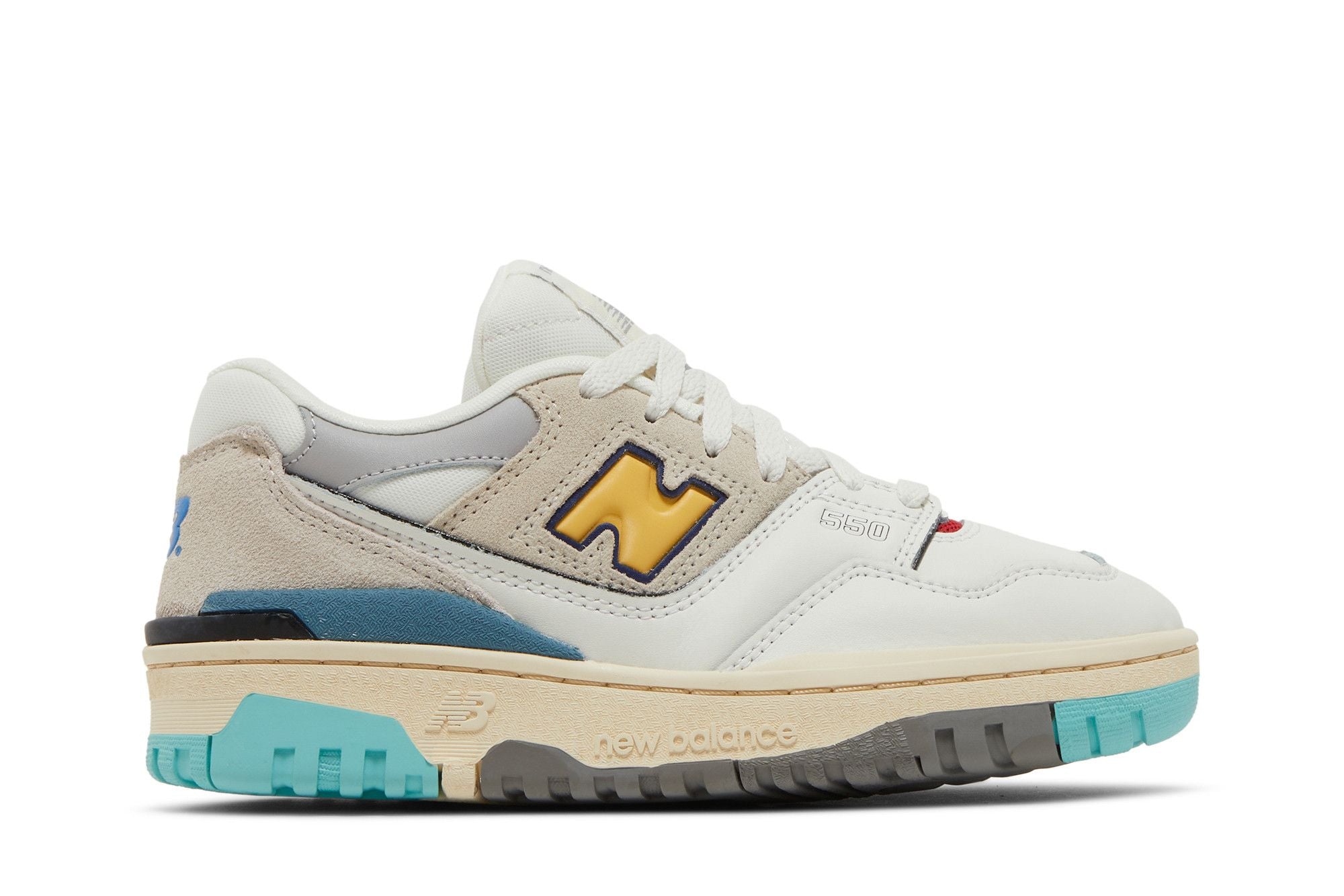 New Balance 550 Big Kid - White Surf
