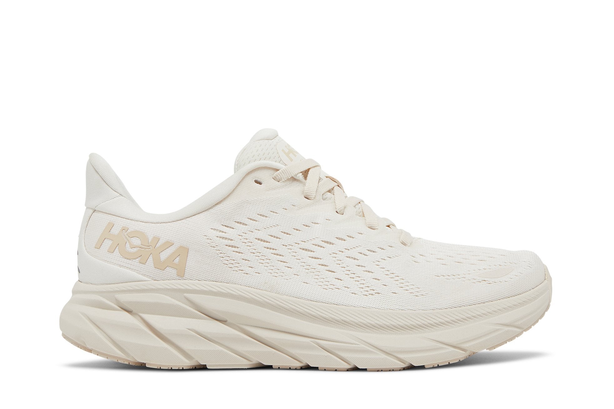 Women's Hoka One One Clifton 8 - Eggnog Shifting Sand (1119394-ESSN)