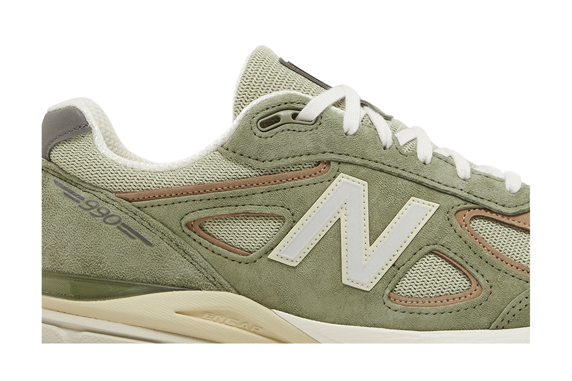 New Balance Teddy Santis x 990v4 Made in USA - Olive Incense ()