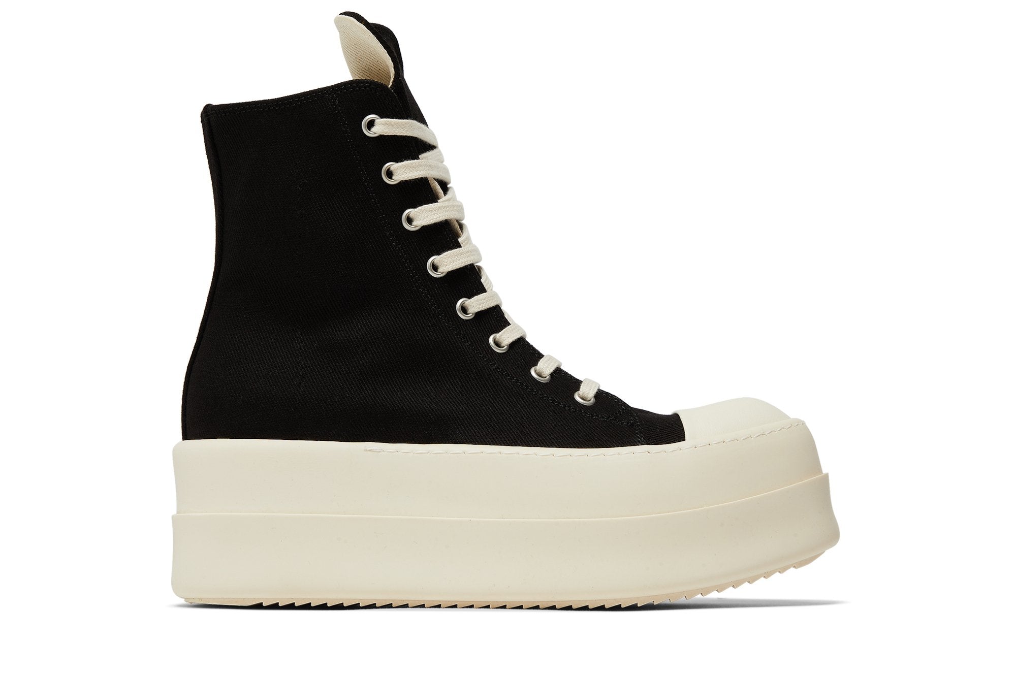 Women's Rick Owens DRKSHDW Luxor Double Bumper High - Black Milk (DS02C5831 DO 911)