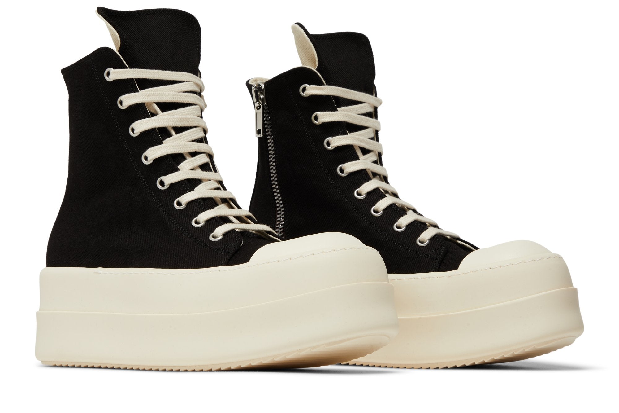 Women's Rick Owens DRKSHDW Luxor Double Bumper High - Black Milk ()