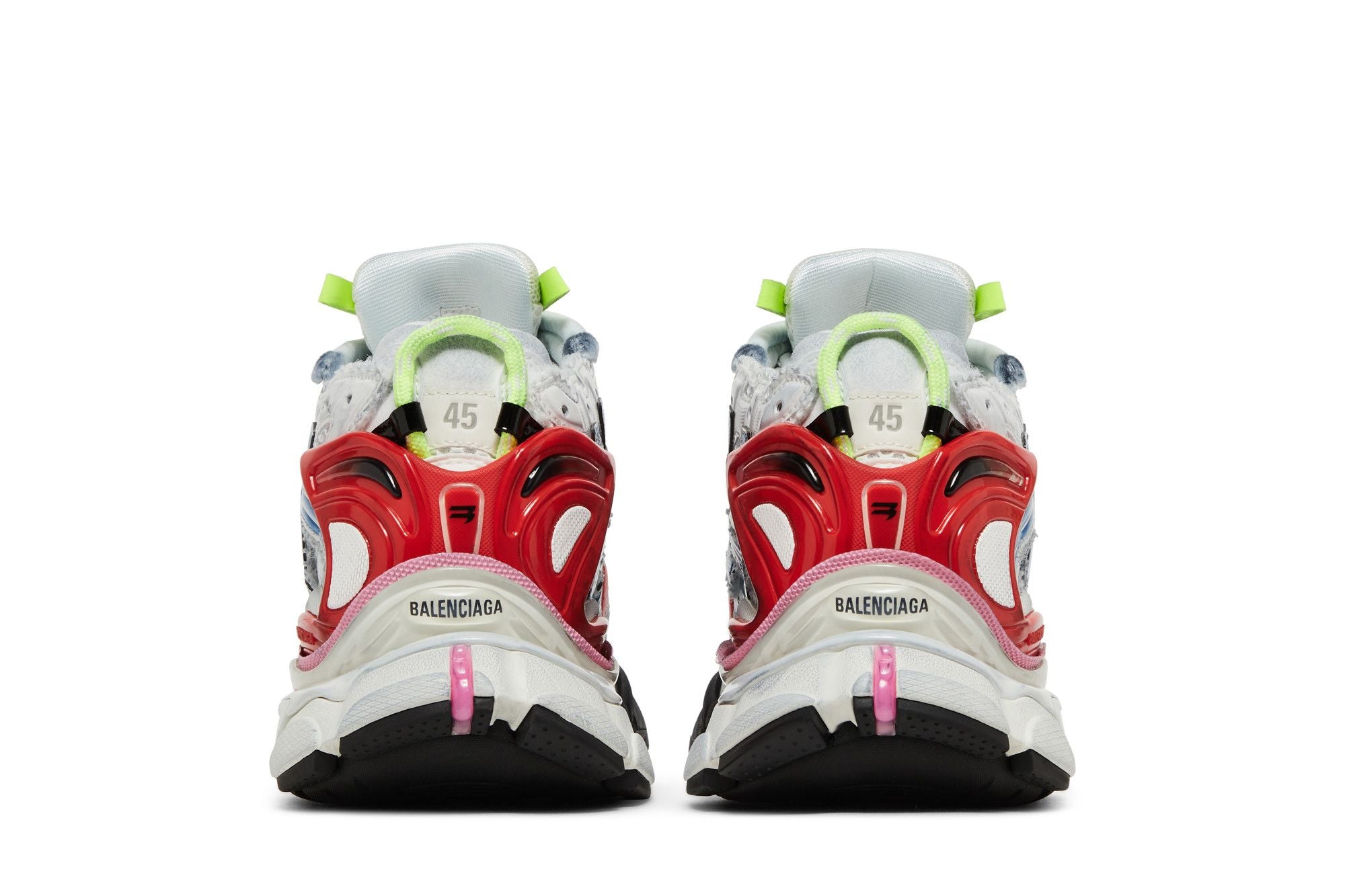 Balenciaga Runner Sneaker - White Red Blue Pink ()