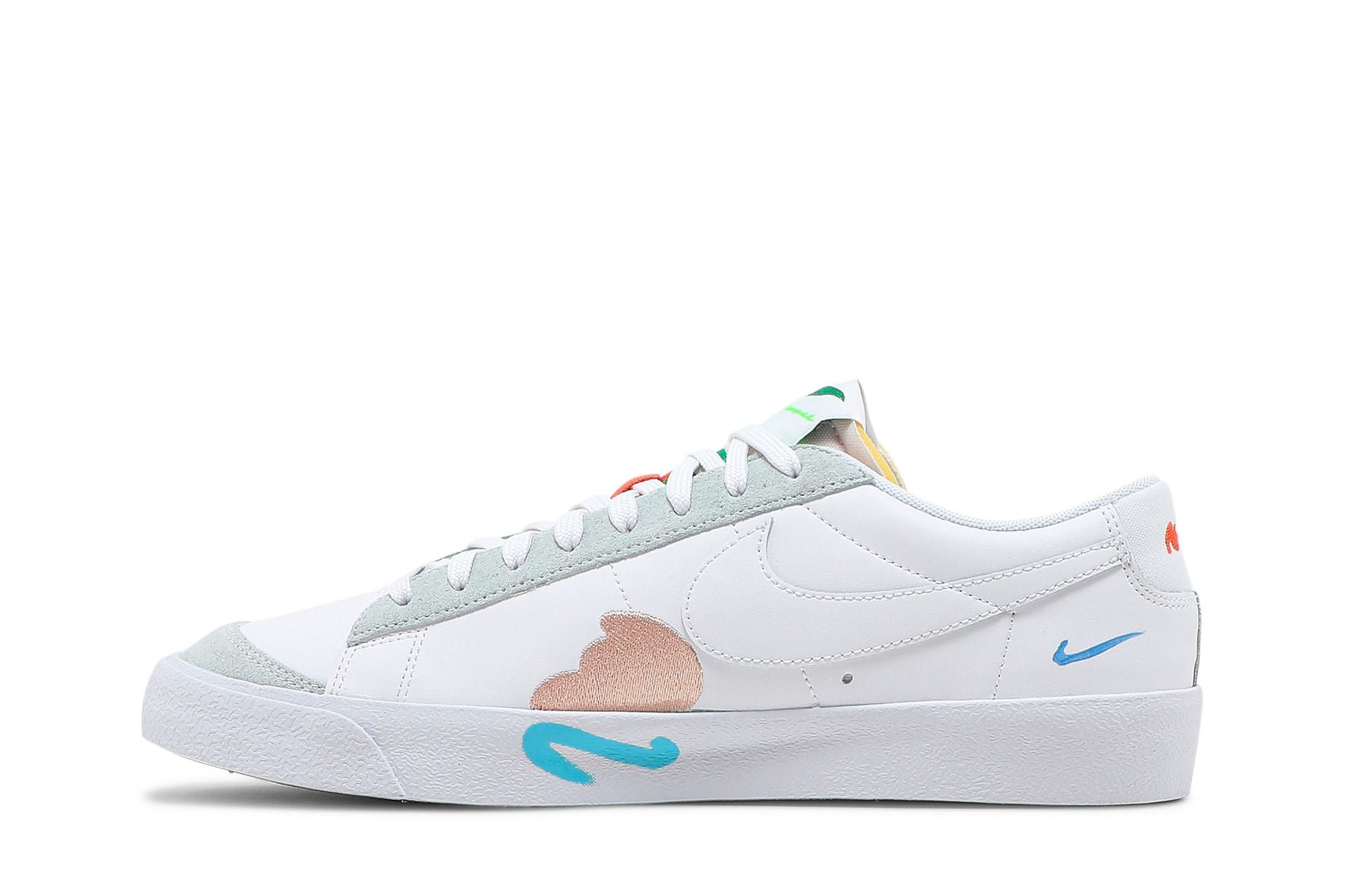 Nike Mayumi Yamase x Blazer Low '77 Flyleather 'Earth Day' - White Multi ()