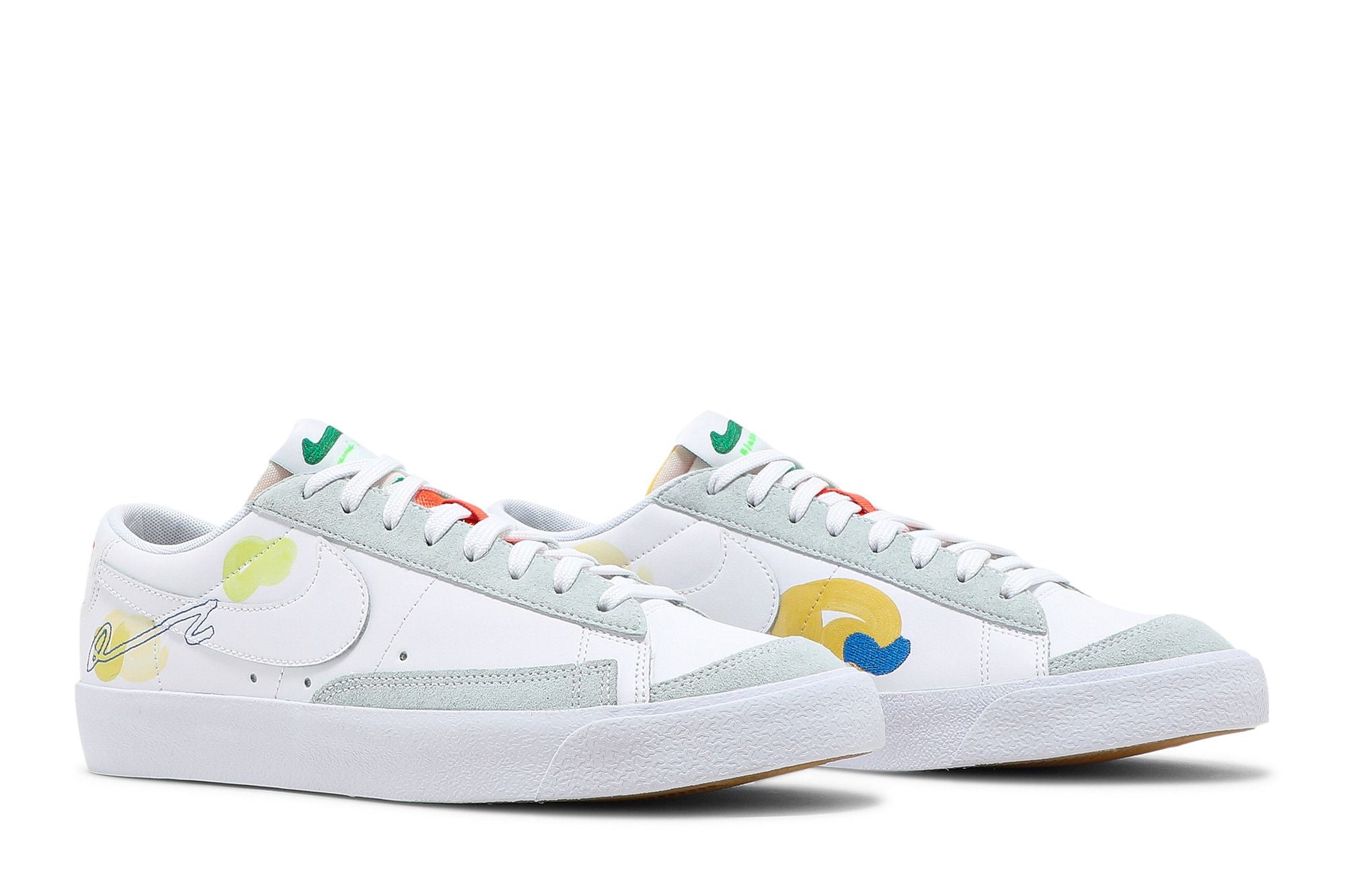 Nike Mayumi Yamase x Blazer Low '77 Flyleather 'Earth Day' - White Multi ()