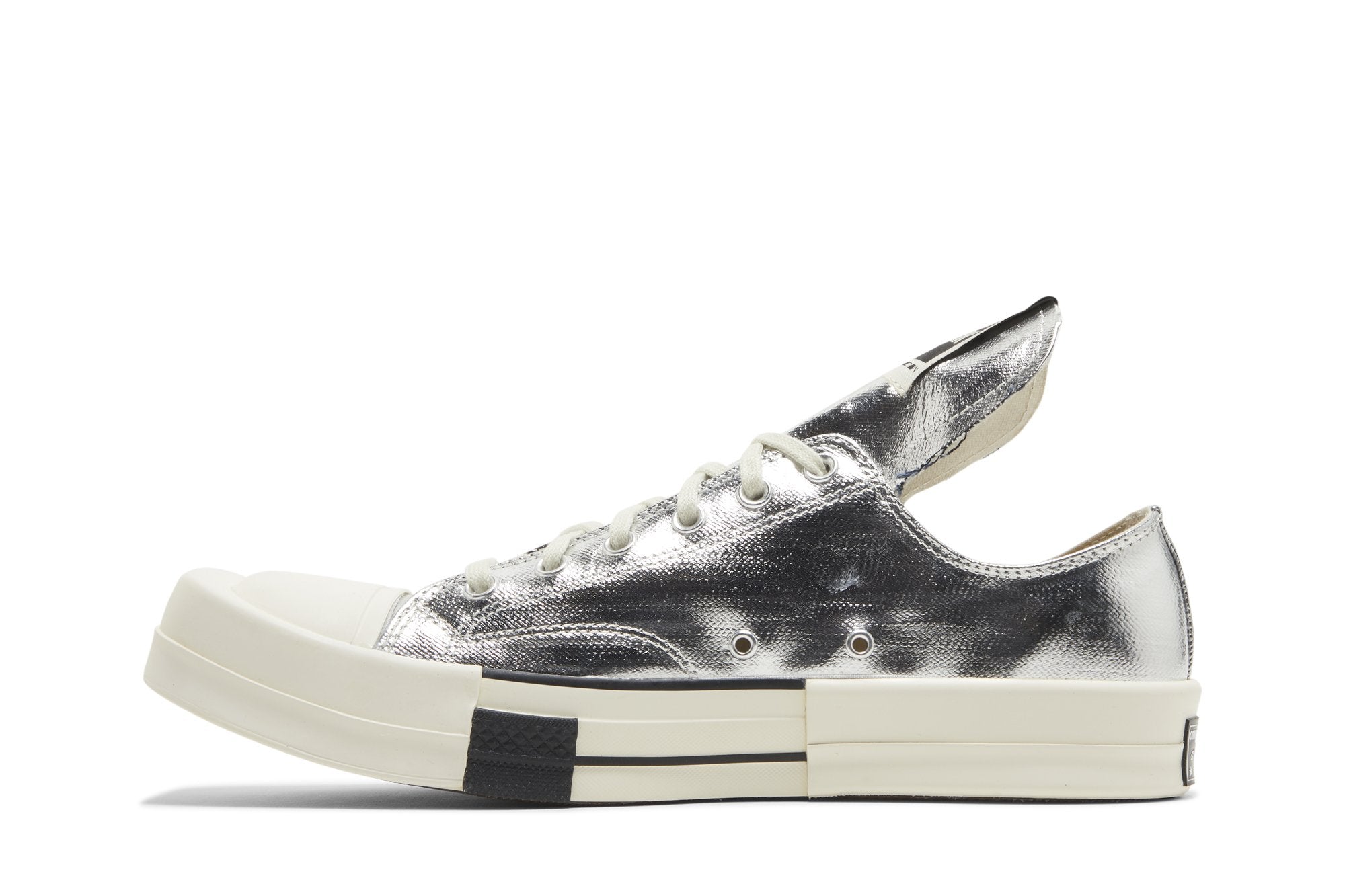 Converse TURBODRK Chuck Taylor x - Rick Owens DRKSHDW Silver ()