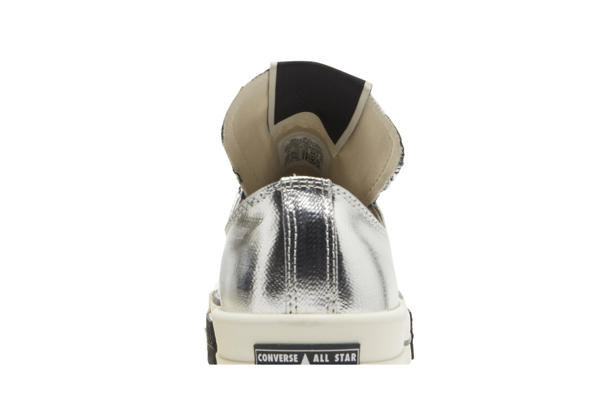 Converse TURBODRK Chuck Taylor x - Rick Owens DRKSHDW Silver ()