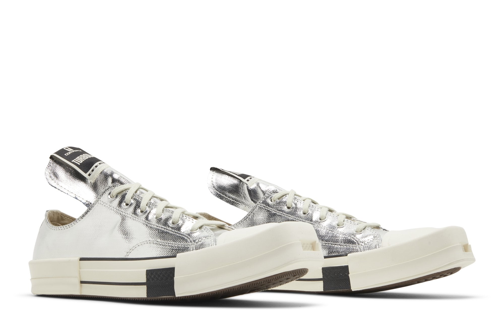 Converse TURBODRK Chuck Taylor x - Rick Owens DRKSHDW Silver ()