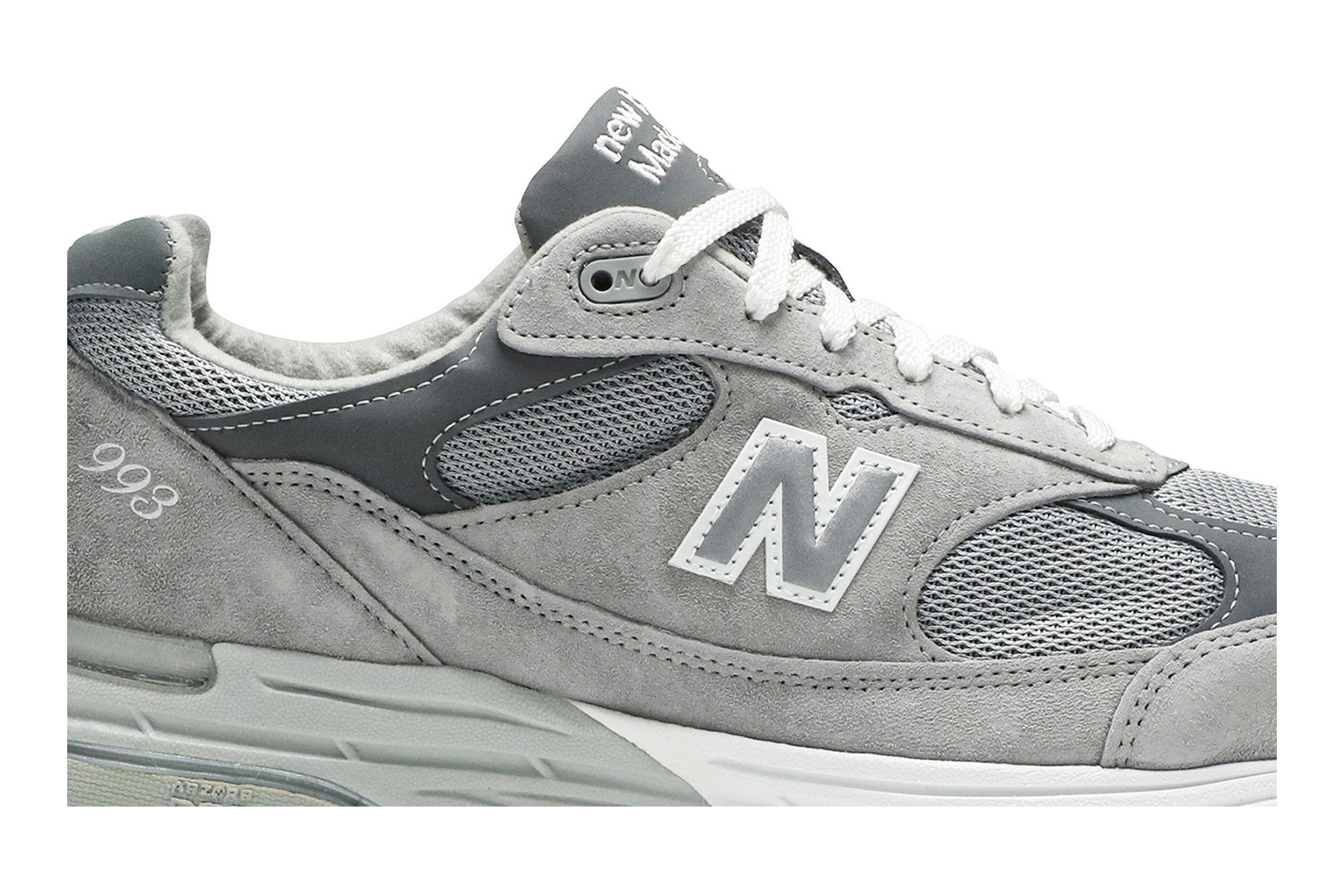 New Balance 993 - MiUSA Grey White Suede ()