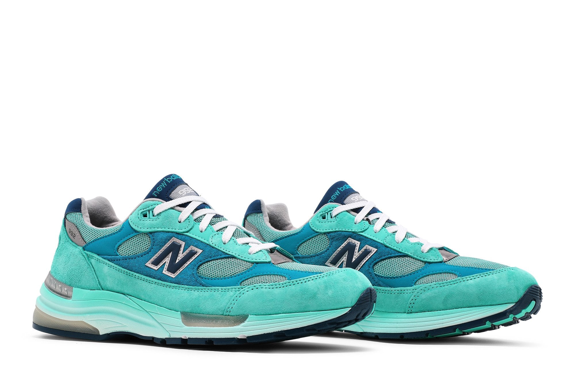 New Balance 992 - MiUSA Blue Silver Metallic ()