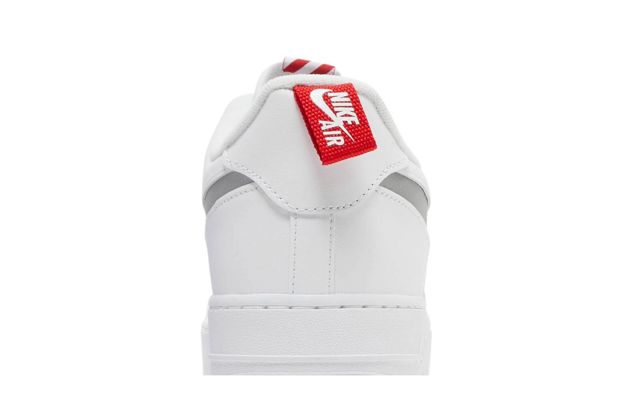 Nike Air Force 1 Low Reflective Swoosh - White/Red ()