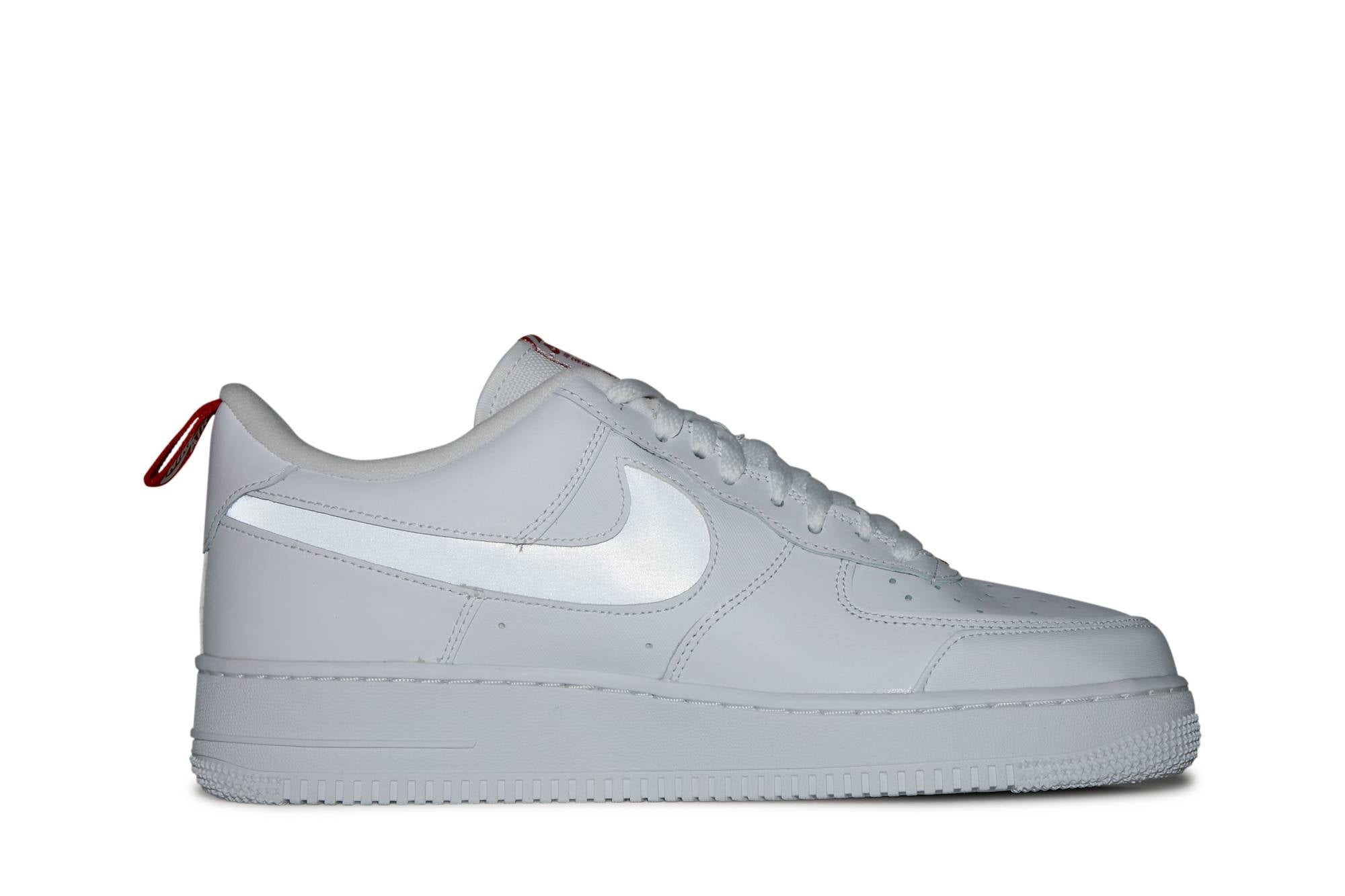 Nike Air Force 1 Low Reflective Swoosh - White/Red ()