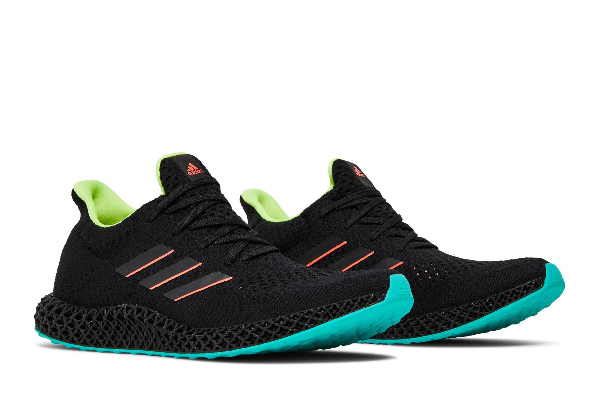 Adidas Futurecraft 4D - Black Neon Carbon Turbo ()