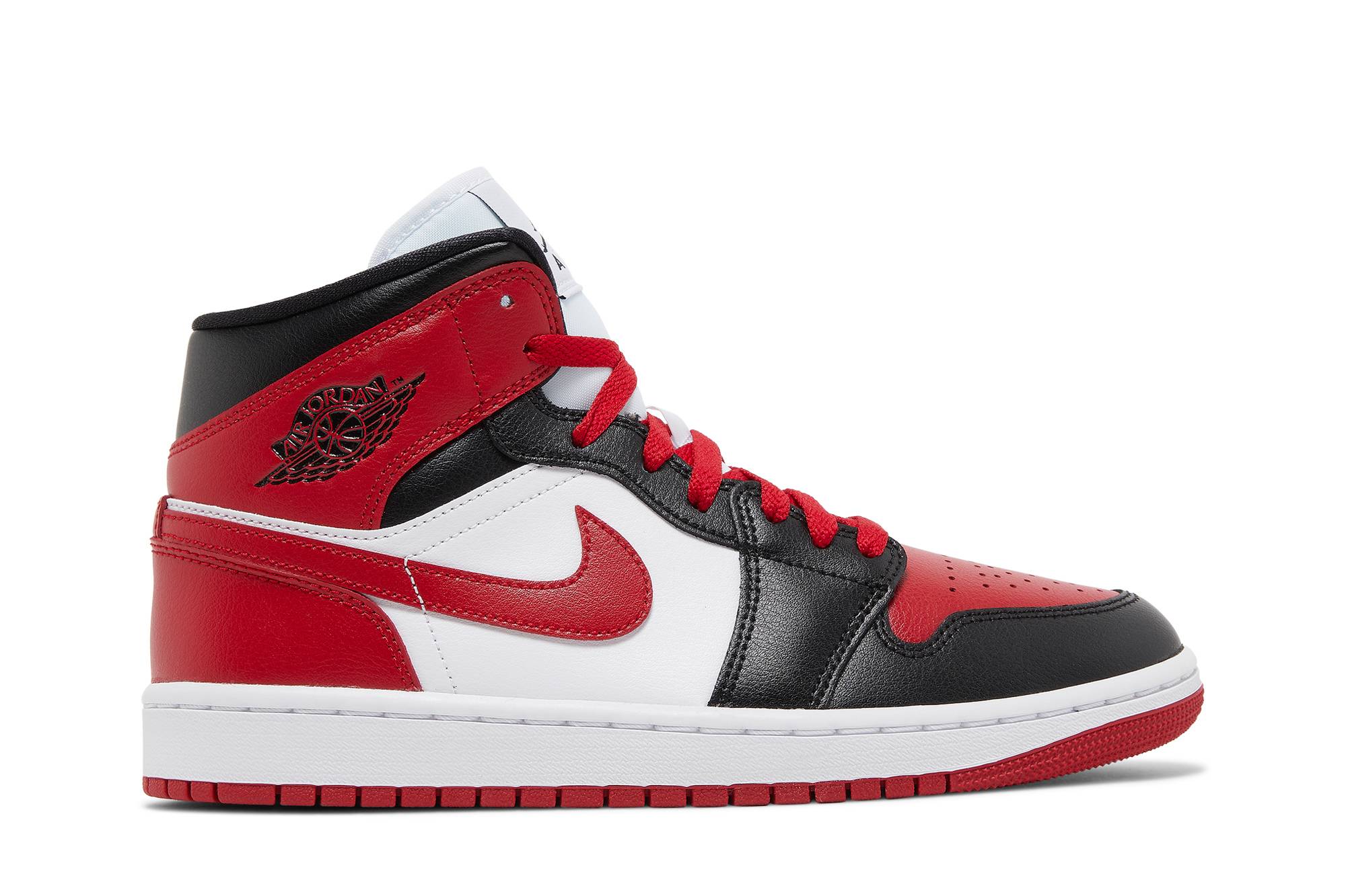 Women's Air Jordan 1 Mid - Alternate Bred Toe (BQ6472-079)